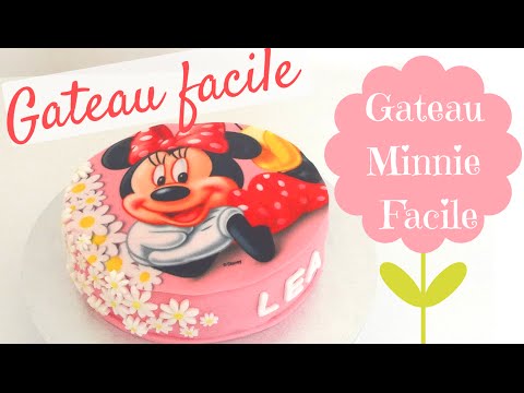 Faire Un Gateau Minnie Minnie Cake Red Velvet Cake Gateau Facile Youtube