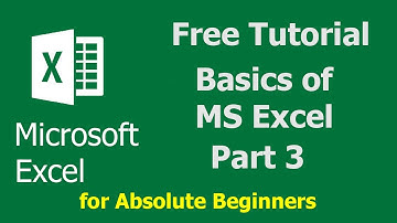 Basic MS Excel Tutorial Part 3- How to Calculate Mean Median Mode Standard Deviation and Variance