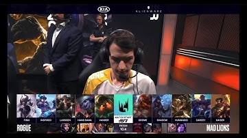 RGE vs MAD Highlights LEC Spring 2020 W7D2 | By Global Games