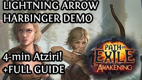 Lightning Arrow / Blast Rain - Deathless Atziri [4:10 minutes]