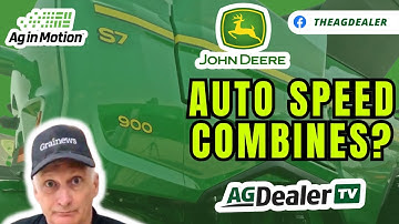 Ground speed automation comes to John Deere combines #johndeere #johndeerecombine
