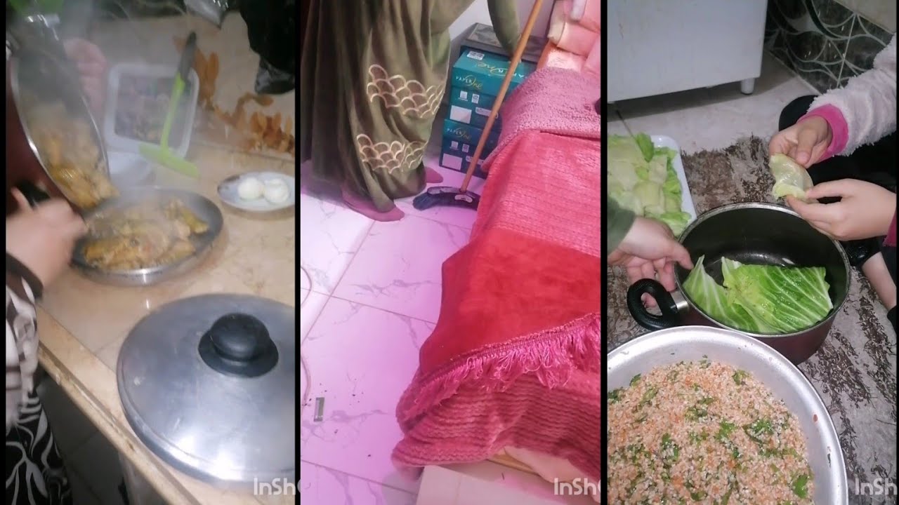 يومي في ومضان يوم صيام تراويح وترويقة وتجهيزات الفطار 🌛🌛♥️🐆