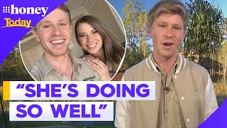 Robert Irwin gives update on sister Bindi’s health battle | 9Honey