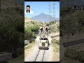 🔴GTA 5 🔥 Kya 100 Cars Train Rok Payengi? 😱 #gta5 #gtav #gaming