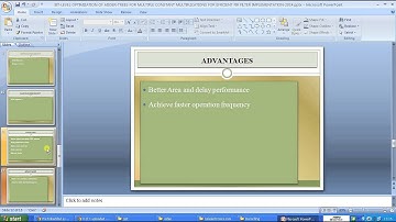 IEEE 2014 VLSI BIT LEVEL OPTIMIZATION OF ADDER TREES FOR MULTIPLE CONSTANT MULTIPLICATIONS FOR EFFIC