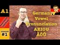 German Vowel Pronunciation - Beginner German with Herr Antrim Lesson #1.1