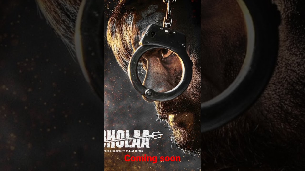 BHOLA teaser. Ajay Devgan new movie poster. coming soon in cinemas on 30 march 🥰