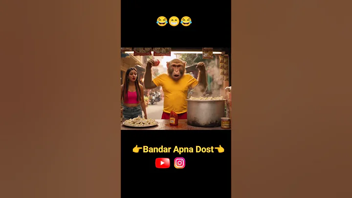 Pagal Bandar Gussa ho gaya😂😅 Funny monkey video #Bablu #Aivlog #monkeyvlog #ViralAivlog #shorts