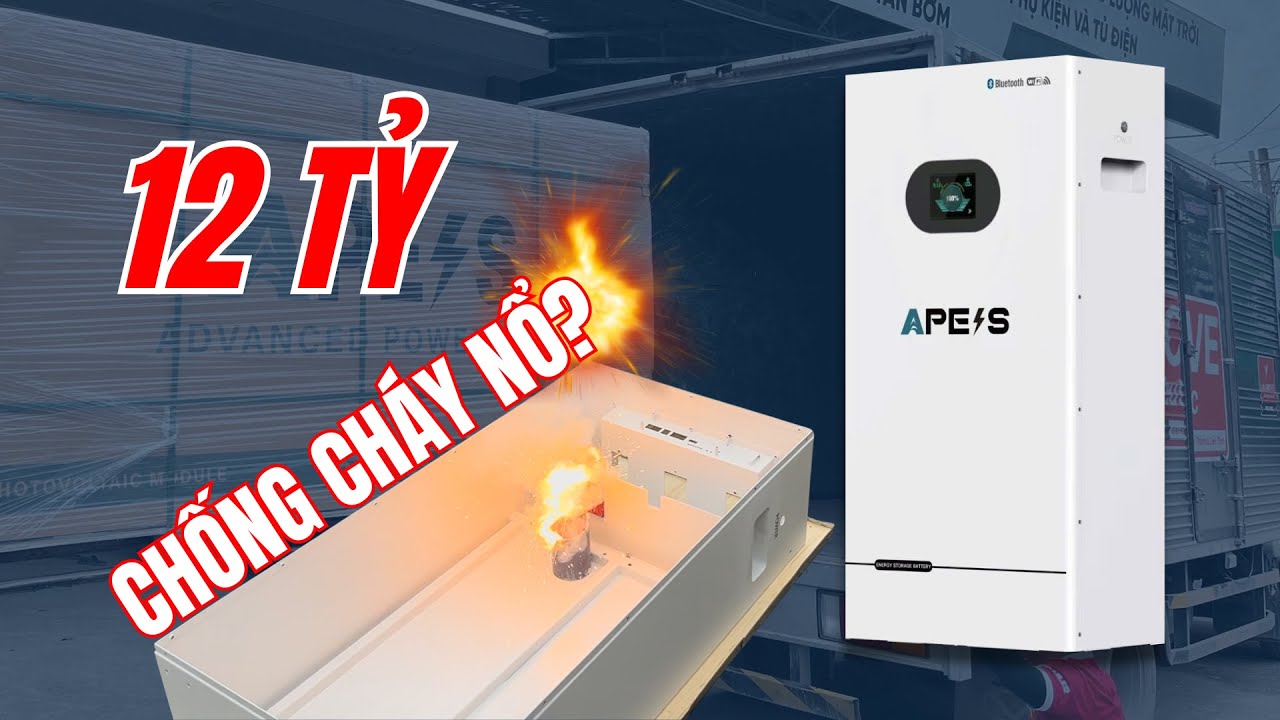 Pin Apess Tại sao pin APESS lại được bảo hiểm cháy nổ tới 12 tỷ? - YouTube