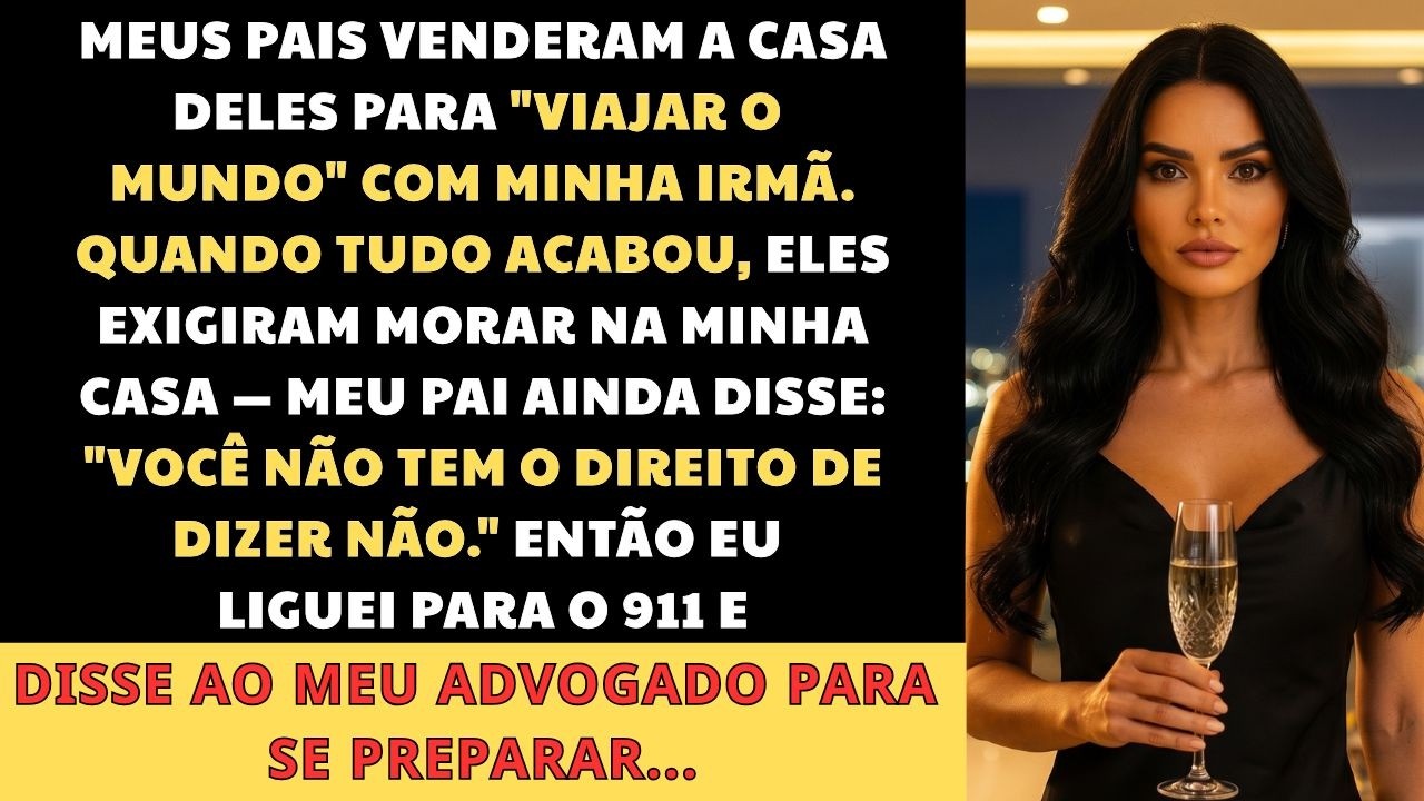 A minha mãe entrou no meu apartamento sem bater, com duas malas e um sorriso de quem já tinha ganho. Disse que a viagem acabou e que agora era altura de "redistribuir a estabilidade". O meu pai...