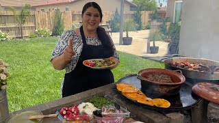 Tacos De Carne Adobada Y De Res!