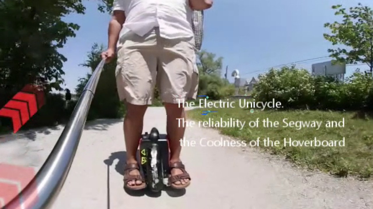 360 Pleasant summer ride on the Electric Unicycle at a park north of