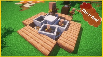 Minecraft Build Hacks - SIMPLE working PLAYGROUND CAROUSEL for your VILLAGE!