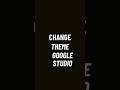 Google ai studio dark theme change.