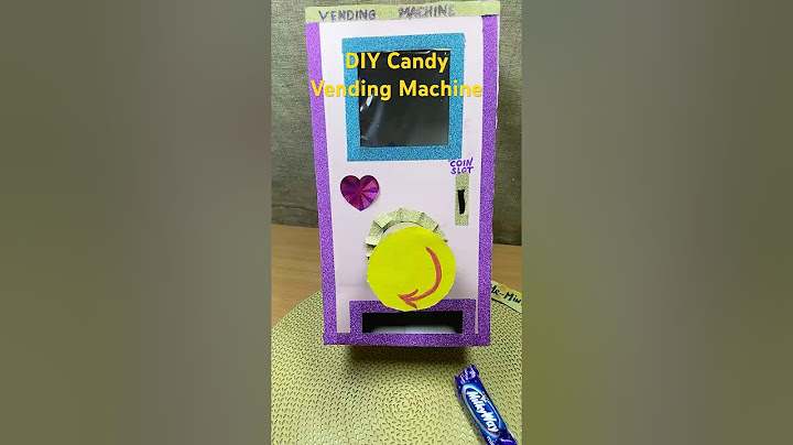 DIY Candy Vending Machine for Kids – Make Your Own at Home! 🍭