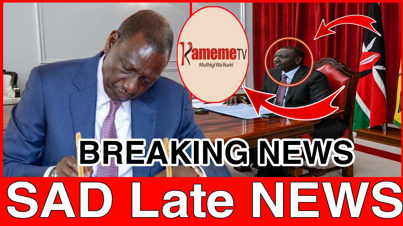 President Ruto Sad LATENIGHT‼️President RUTO Late SAD News after arriving in Mt.KENYA ...