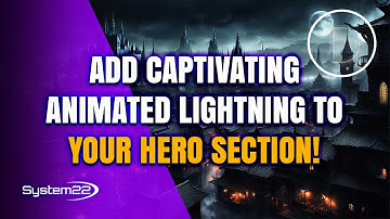Divi Theme: Add Captivating Animated Lightning to Your Hero Section!