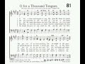 81 o for a thousand tongues hymn  bass practice guide