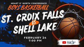 Shell Lake vs St. Croix Falls | Boys Varsity Basketball | Feb 24, 2026