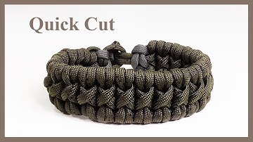 How to make  A "T rex"Paracord Bracelet Design - Quick Cut