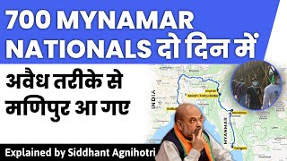 Questions Raised After Over 700 Myanmar Nationals Enter Manipur In 2 Days Questions Raised After Over 700 Myanmar Nationals Enter Manipur In 2 Days