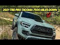 2021 trd pro toyota tacoma 7500 miles deep