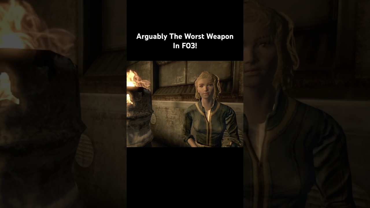 Пожалуй, худшее оружие в F03!