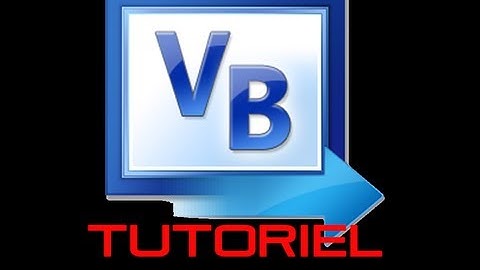 Tutoriel Visual Basic : Comment mettre vos projet en .exe