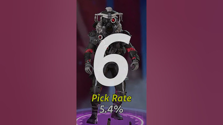Top 10 MOST PLAYED Legends in Season 18 Apex Legends