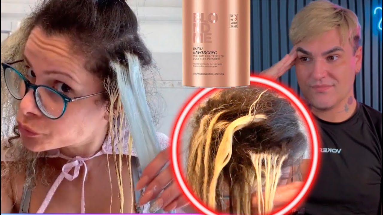 DESCOLORINDO MECHAS PEROLADAS COM BLOND ME | SERÁ?