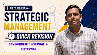 🎯 RAFTAAR REVISION CH 2 : EVIROMENTAL ANALYSIS  | Strategic Management | CS Professional  | ICSI