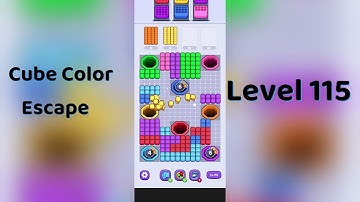 🧩 Cube Color Escape Level 115 Walkthrough | Step-by-Step Guide 🎮 | Go Answer