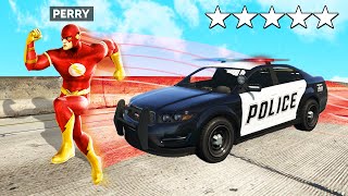 Playing GTA 5 As THE FLASH ! (Justice League Superhero)
