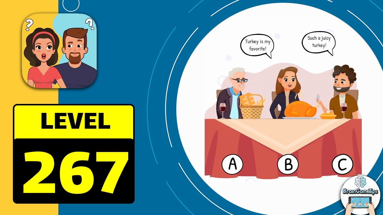 Who Is Level 267 Who Does Not Like Turkey Answer Daze Puzzle