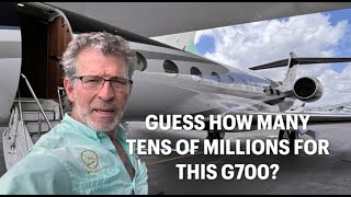 Went to Miami for the Grand Prix and saw this amazing Gulfstream G700. Come join me for a tour.