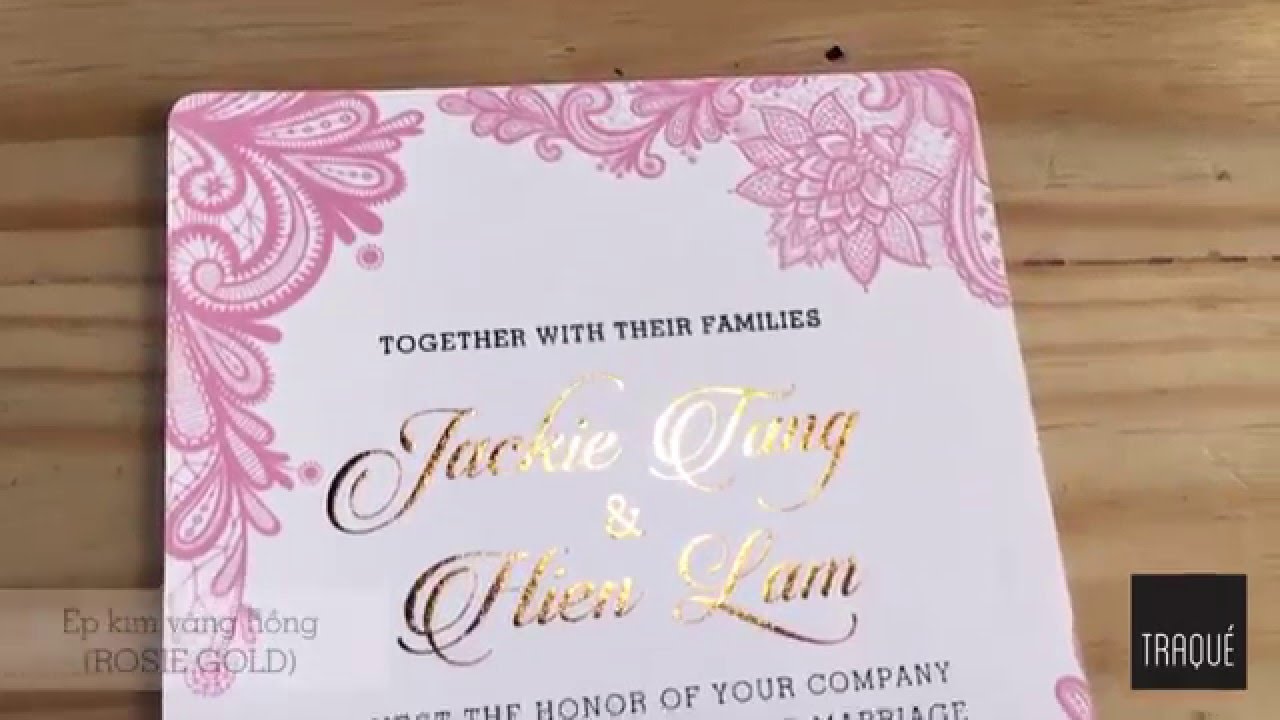 rosie gold foil stamp wedding invitation - traqué wedding paper rosie gold foil stamp wedding invitation - traqué wedding paper, Wedding invitations