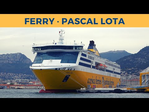Passage on ferry PASCAL LOTA, Toulon - Bastia & walk to Bergerie de Colga (Corsica Sardinia Ferries)