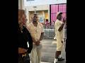When Tia’s husband pulls up to her job while D is there!