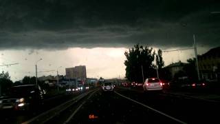 Алматы, буря начинается - Almaty, storm is beginig