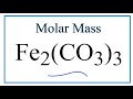Molar Mass and Chemical Calculations