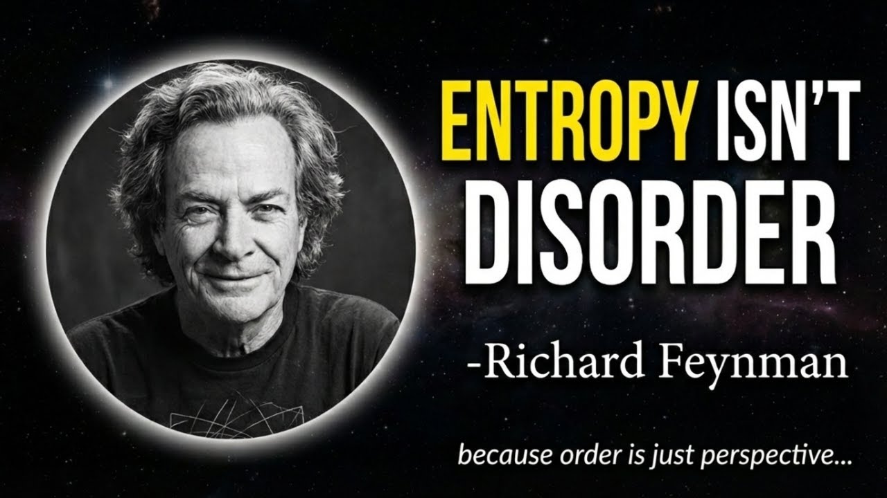 Richard Feynman on Entropy | Does Disorder Actually “Increase”?
