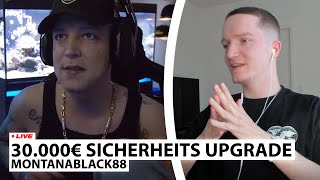 Justin reagiert auf 30.000€ Sicherheits Upgrade von Monte | Live - Reaktion