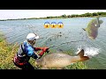 Singal hook fishings  singoor river monster fishing  fishing techniques