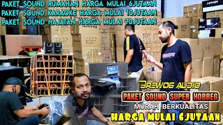 Paket sound BREWOG super horeg kelas rumahan hajatan dan karaoke spek sultan harga murah berkualitas