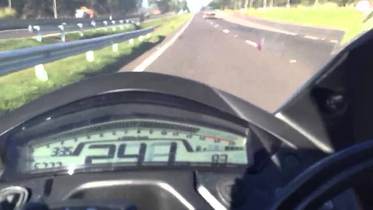 CBR 600 F 2012 Top Speed - YouTube