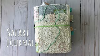 Flip Through - Safari Journal (in Muted Tones) | flip through journal | Safari Journal Muted Tones