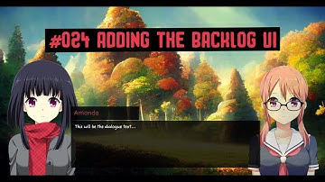 Create a Visual Novel from Scratch in Unreal Engine 5 - #024 Adding the Backlog UI