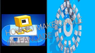 How to make round shaped object on fancade