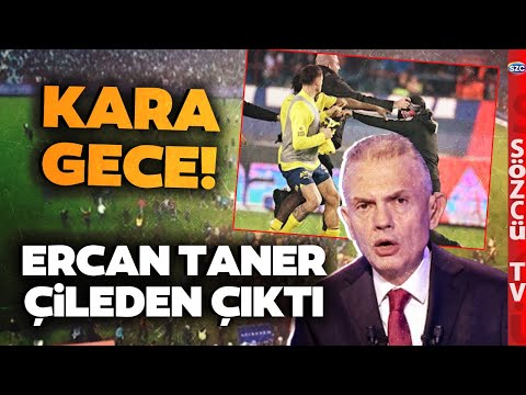 Trabzonspor Taraftarı Sahaya İnip Fenerbahçeli Futbolculara Saldırdı! Ercan Taner Çılgına Döndü