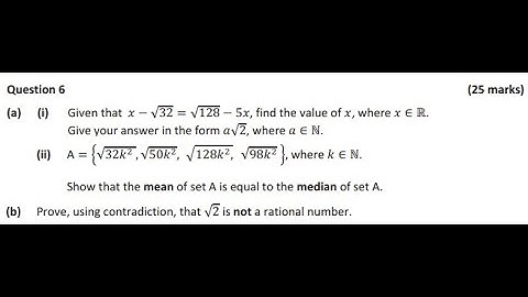 Question 6 solutions for paper 1 2019 leaving cert honours